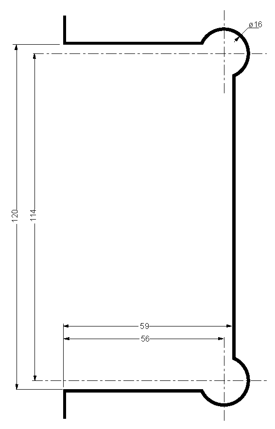 Klemmansatz A.S. quadratisch ausrichtbar  180deg  Verchromt glänzend