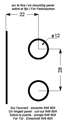 ADSLIDE - fixation verre/rail, inox brossé