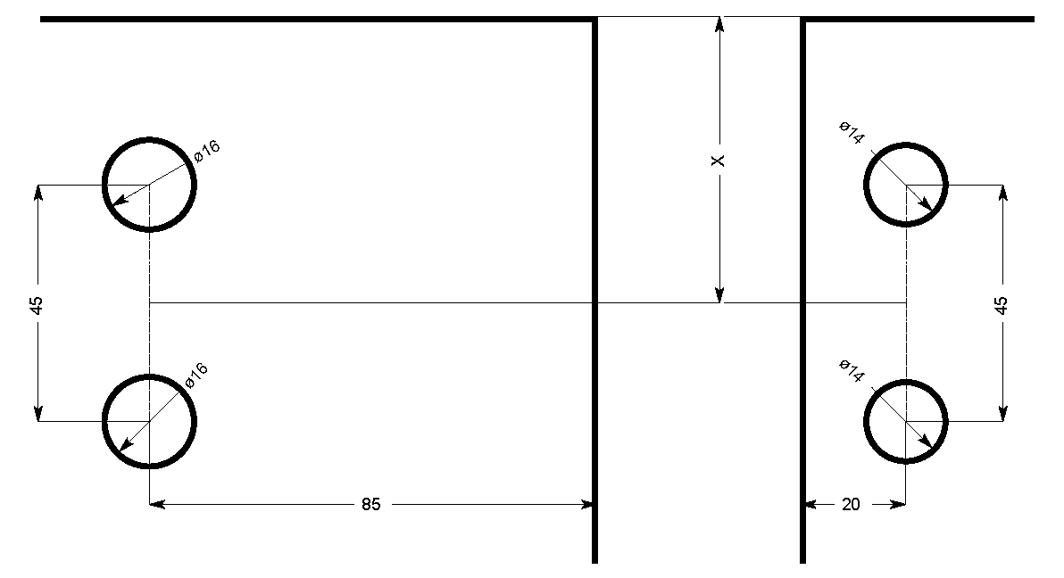 Knauf minima quadratisch doppelt 57x57  gebürstetes Nickel