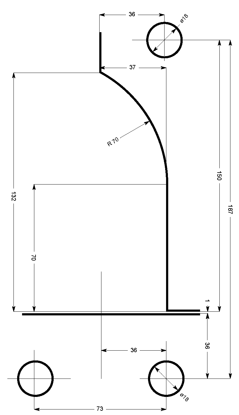 lock with handles for centre, rear mounting. ELITE range, brushed golded