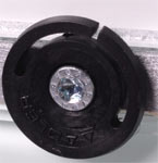 embases diam. 22 mm pour rosaces clipsables pour vis à bois