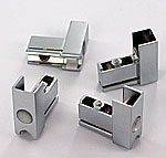 kit 4 x Endstück Gleitschuh eloxiert naturfarben SECURITRACK