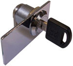 lock, A.S., double door chromed zamack, different key numbers