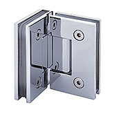 charnière à rappel  A.S. gl/gl.90° x2  laiton chromé brillant