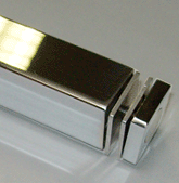 raidisseur capsi carré 20x20 x 1.40m inox poli