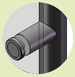 additional spacer for single handle Ø 35 mm