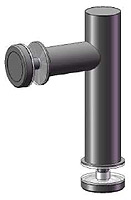 connecteur  adlock avec entretoise dist.78.5 gl/gl.90 inox brossé