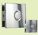 clip straight for middle fitting     brass chromed