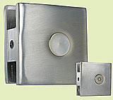 Halter Mittlere Befestigung     Messing Verchromt matt