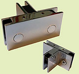 clip, 3 entries, upper or lower, chromed brass