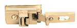 charnière, demi-recouvrement 100°, or