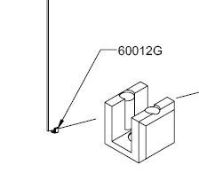 clip with counterplate venus gl/gl.90   brass white