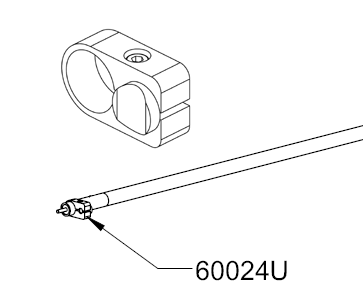 clip with counterplate venus gl/gl.90   brass white