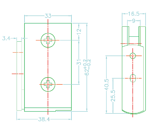 galet SECURITRACK nylon