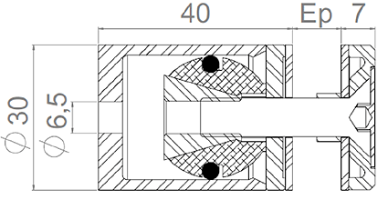 Zusätzicher Verbinder Ø 25 mm