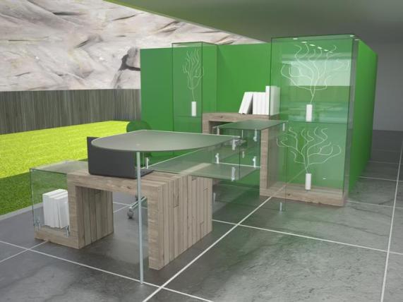 Comptoir de la reception